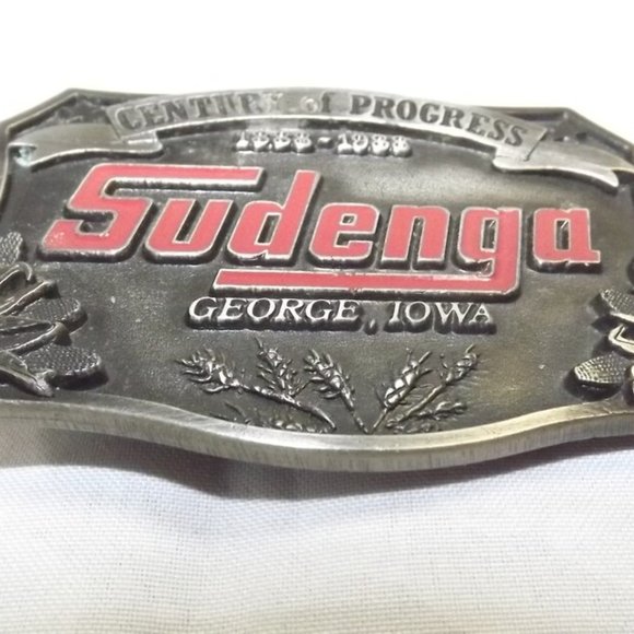 Sudenga Limited Edition Century of Progress 1888-1988 Belt Buckle - Picture 2 of 9
